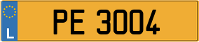 Truck License Plate